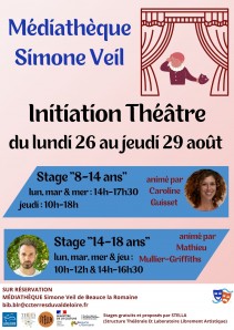 Stages initiation théâtre 