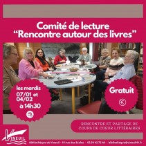 Vineuil : "Rencontre autour des livres"