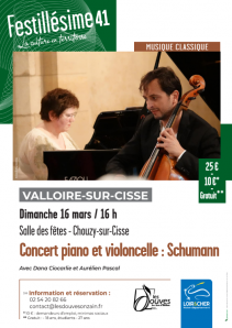 Concert piano et violoncelle : Schumann