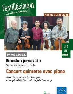 Concert quintette avec piano