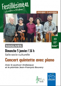 Concert quintette avec piano